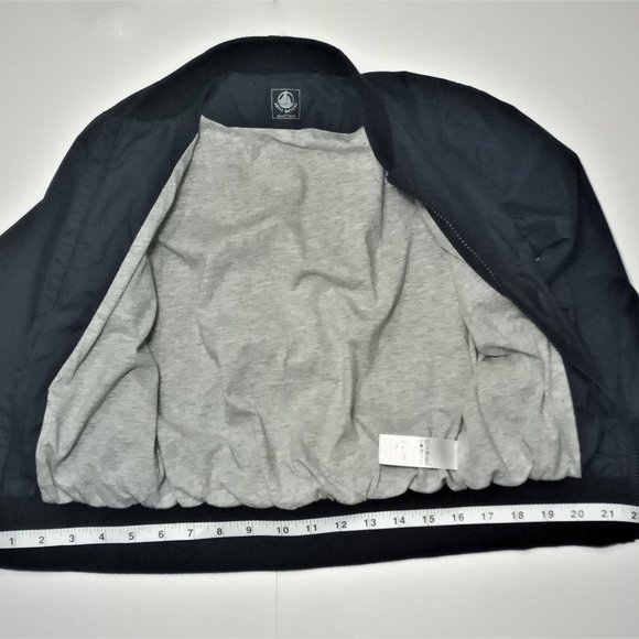 Petit Bateau blue hooded rain jacket kids 6 years-114 cm - Picture 7 of 7